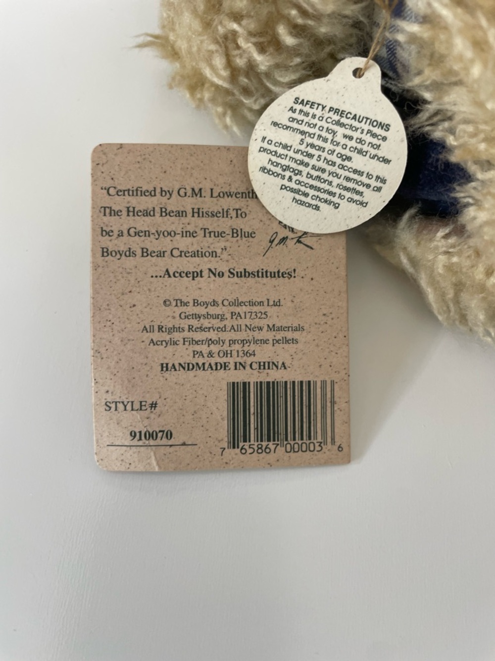 Boyd’s Bears VTG Rachel & B Bearlove, retired, 1990s, style 910070, plush - Picture 8 of 11